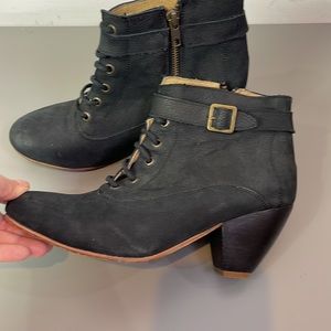 ANTHROPOLOGIE FIEL ZIP BOOTIES